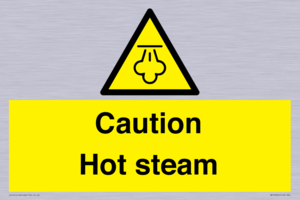 Caution Hot steam